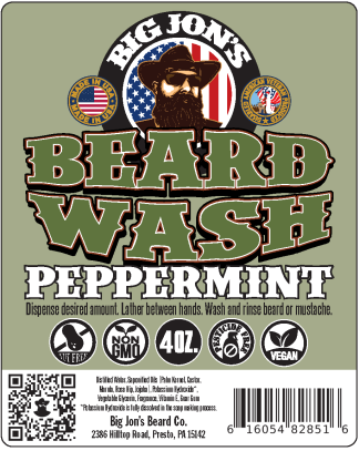 Peppermint Beard Wash (4 oz)