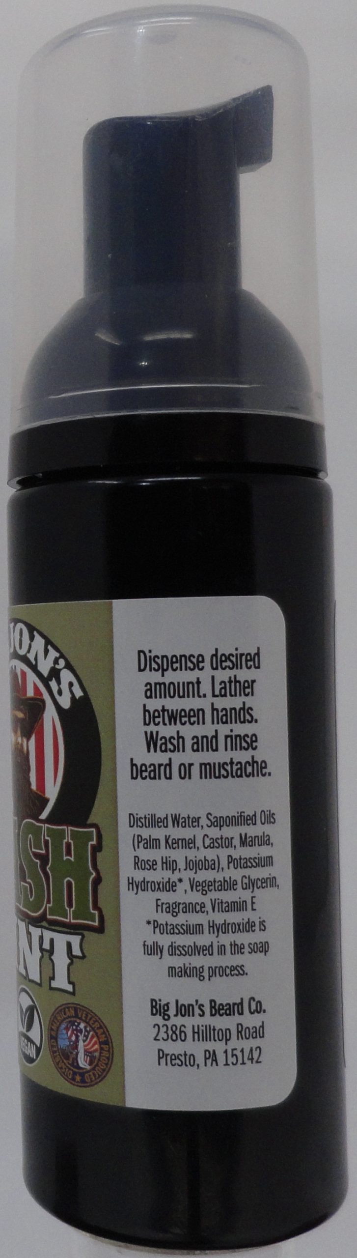 Foaming Peppermint Beard Wash (2 oz) - Image 4