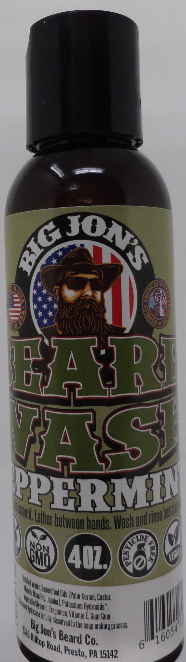 Peppermint Beard Wash (4 oz) | Cooling Beard Wash - Image 4