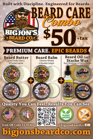 Beard Care Combo | Beard Butter, Balm & Oil or Stache Wax