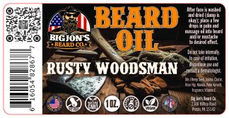 Rusty Woodsman Label
